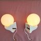 Pair of Syla night light or bathroom design space age