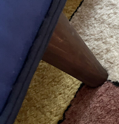 Round canapé, Italian design from the 1950s.