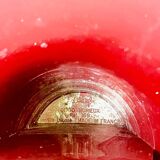 Tam-tam stamp orange stool