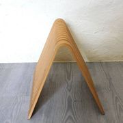 Vintage Habitat magazine rack from the 80s, Scandinavian design.