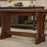 Brutalist beech table from the 1950s.