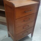 Oak chest of drawers 4 drawers circa 1950
