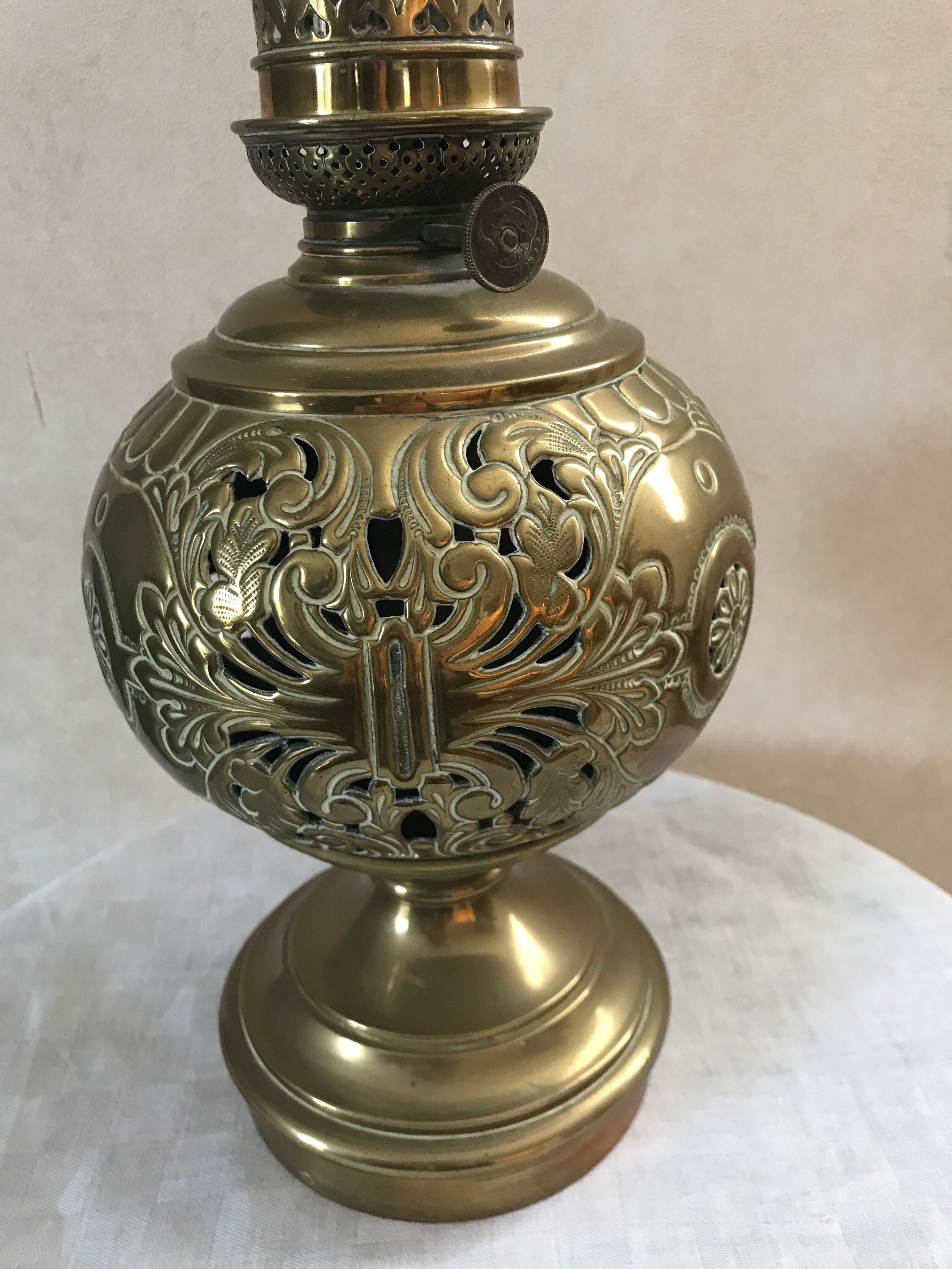 Ancient Copper Oil Lamp