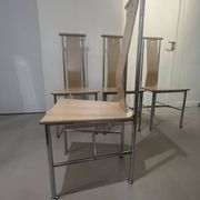 Set of 4 "Turku" model chairs by Carine Karlsson - Ikea 1990