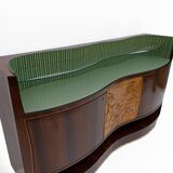 Vittorio Dassi Mid-Century Modern Italian Cabinet Bar, 1950s