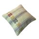 Vintage turkish kilim cushion cover , 40 x 40 cm