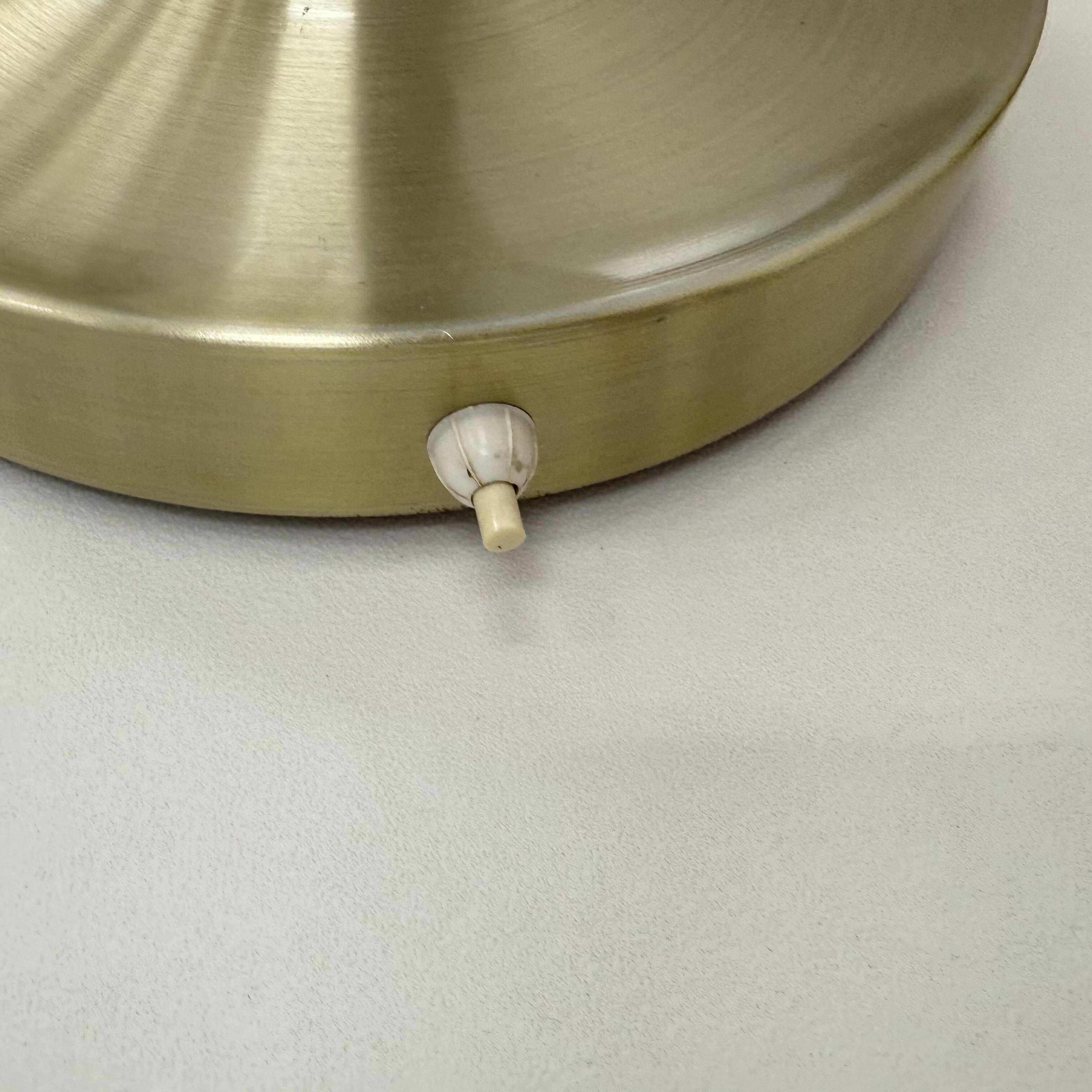 Mid-century design honsel space age disc lamp , 1970s attributed to Charlot