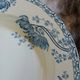 6 antique deep plates in ironstone