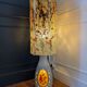 Lampe Accolay de sol rare et monumentale 116cm.