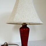 Chinese oxblood porcelain lamp, empire style