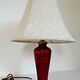 Chinese oxblood porcelain lamp, empire style