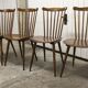 Set of 4 Scandinavian Baumann chairs model Minuet 1980 stamped