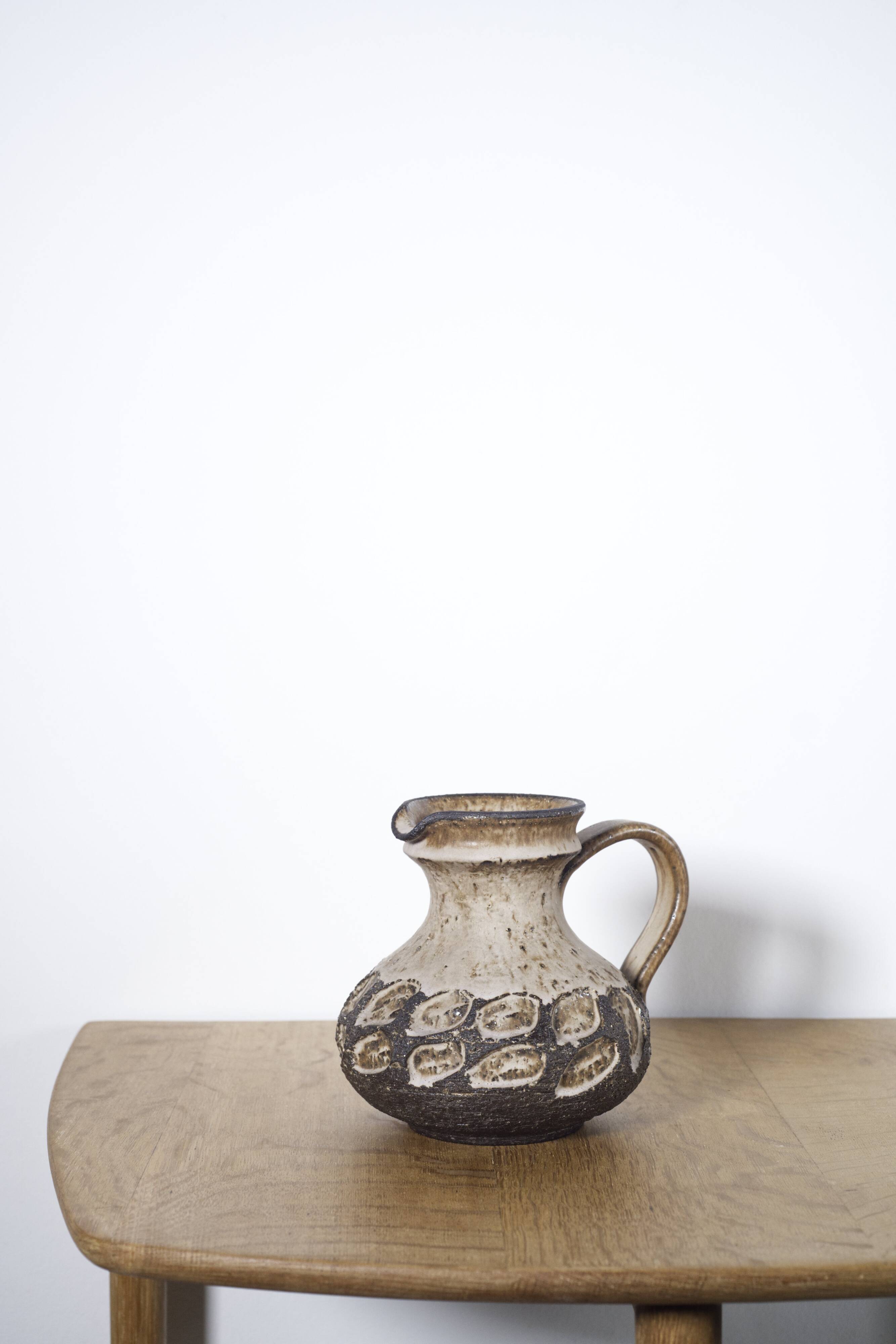 Small ceramic pitcher by Løvemose Denmark