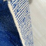 Blue Moroccan wool rug 200cm x 300cm