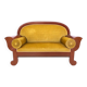 Antique sofa, Northern Europe, around 1880.