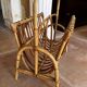 Rattan magazine rack