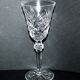 Series of 6 Lemberg / Saint-Louis diamond-cut crystal water glasses? 19cm