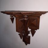 Small solid wood console