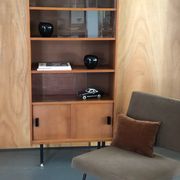 Bibliothèque vitrine années 70