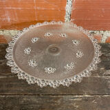MASSERINI BAROCCO Fruit Bowl Molded Glass Vintage Beaded Row #D