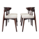 Ensemble de 8 chaises de salle à manger motif chevron héritage
