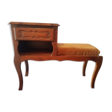Side table with bench