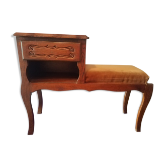 Side table with bench