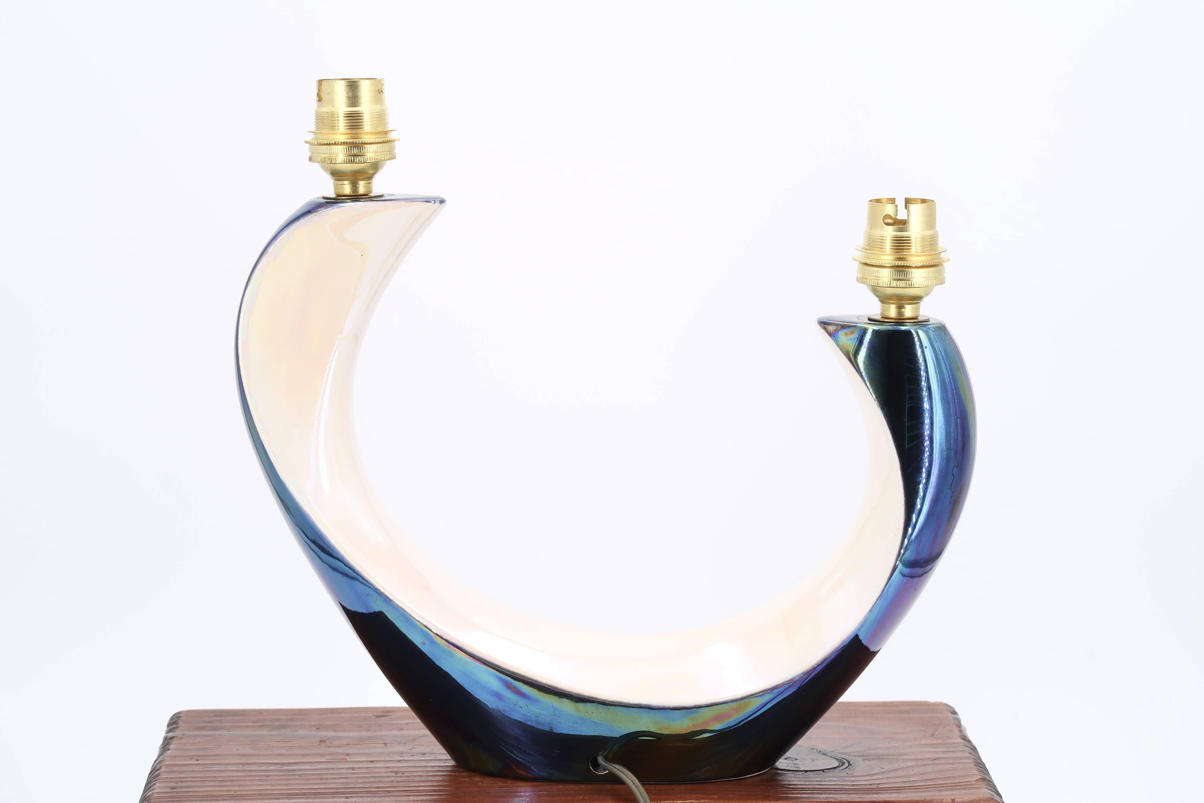 Verceram black and white ceramic lamp