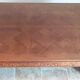 Rocaille table in carved solid oak