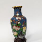 Authentic Chinese cloisonné vase