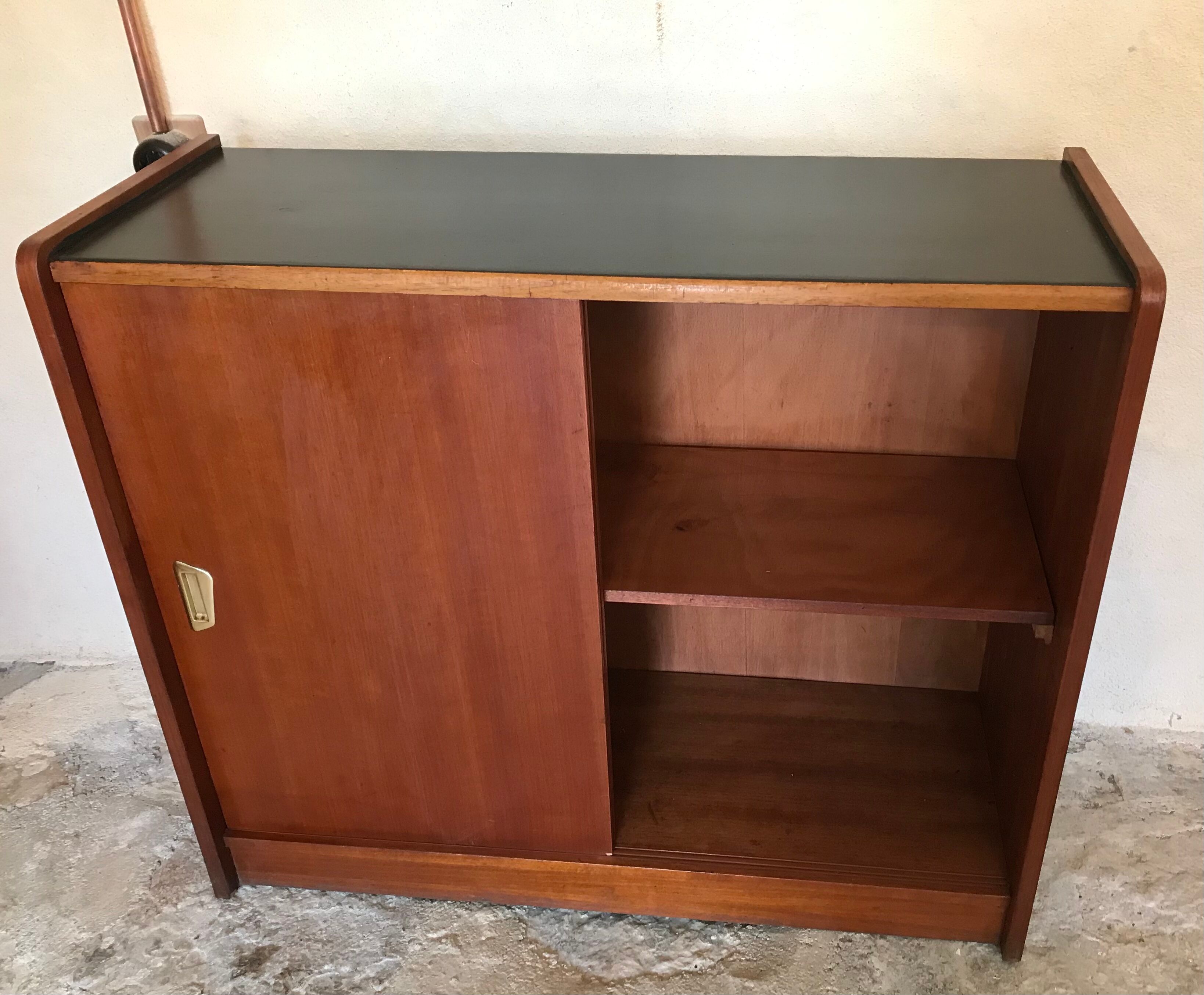 Meuble de rangement  vintage portes coulissantes