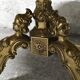 Guéridon Coffee Table in Gilded Brass and Alabaster