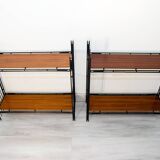 Modular shelves on wall or stand, published by Multimueble 1960
