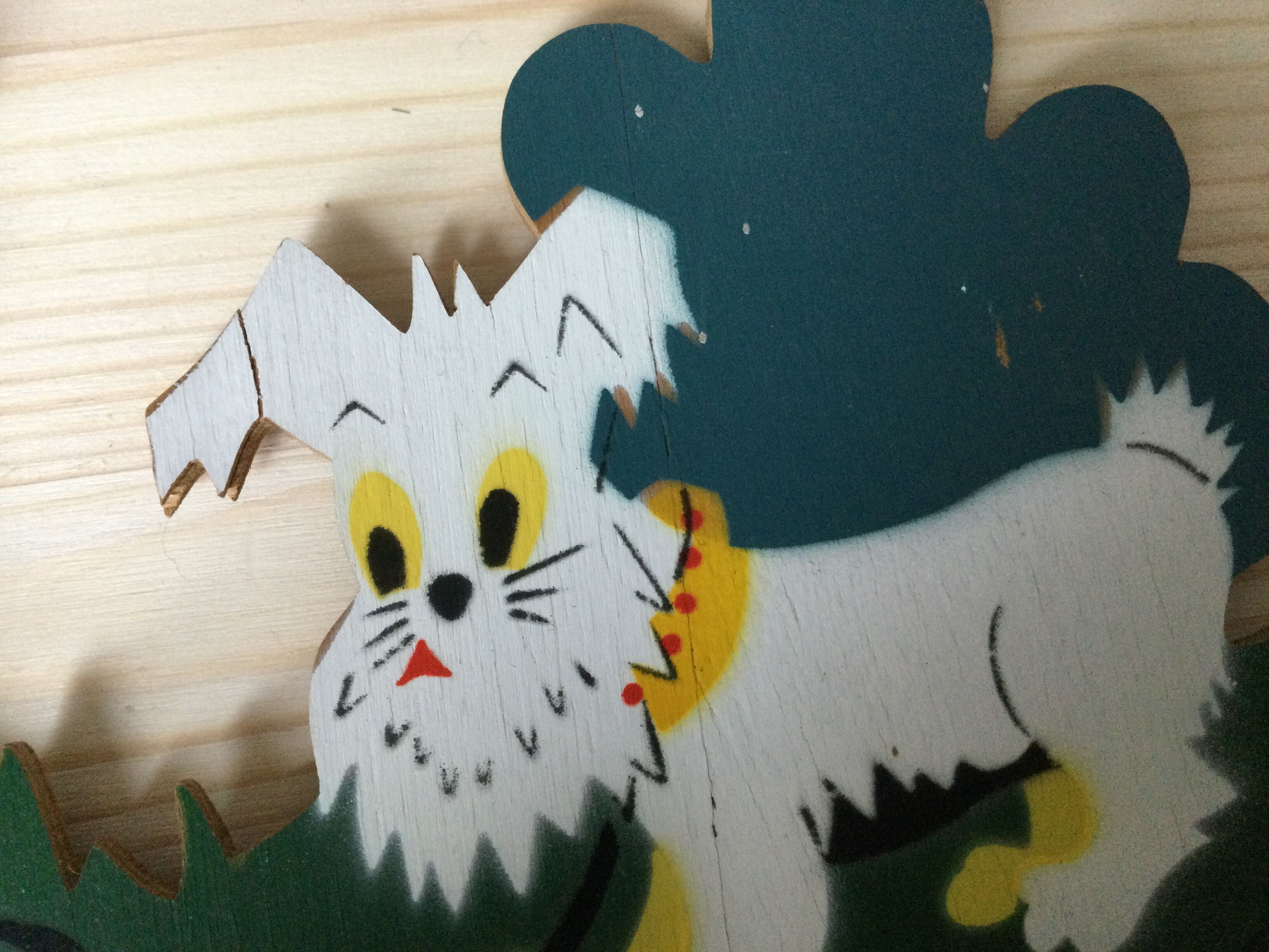 Child wall hooks - Mr. walking his small dog