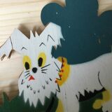 Child wall hooks - Mr. walking his small dog