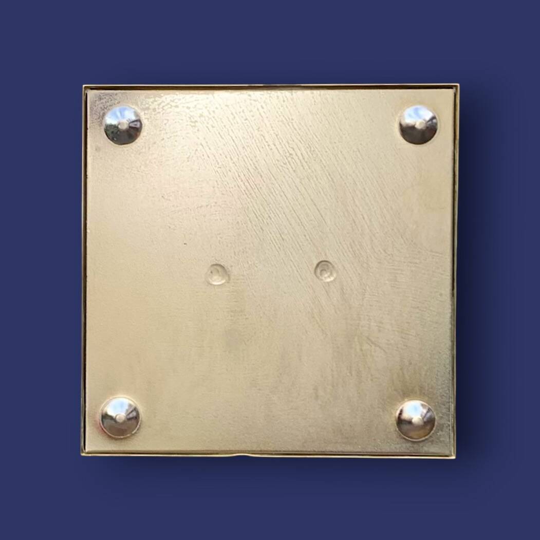 Vintage lamp base in onyx and gilded brass