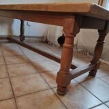 Oak farmhouse table
