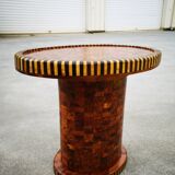 Side table in marquetry