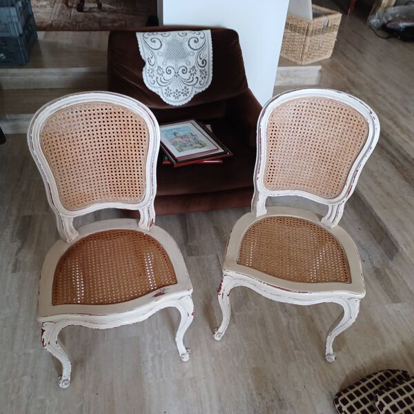 Chaises canne