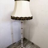 Alabaster and brass floor lamp