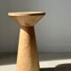 Side table, end of sofa in natural mango monoxyl conical tray H:50cm