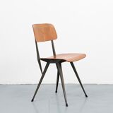 AS87 Scandinavian industrial chair, grey oak