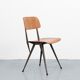 Chaise industrielle scandinave AS87 chêne gris