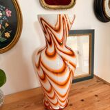 Grand vase en opaline marbrée — Style Pop Art Florentine — Années 7