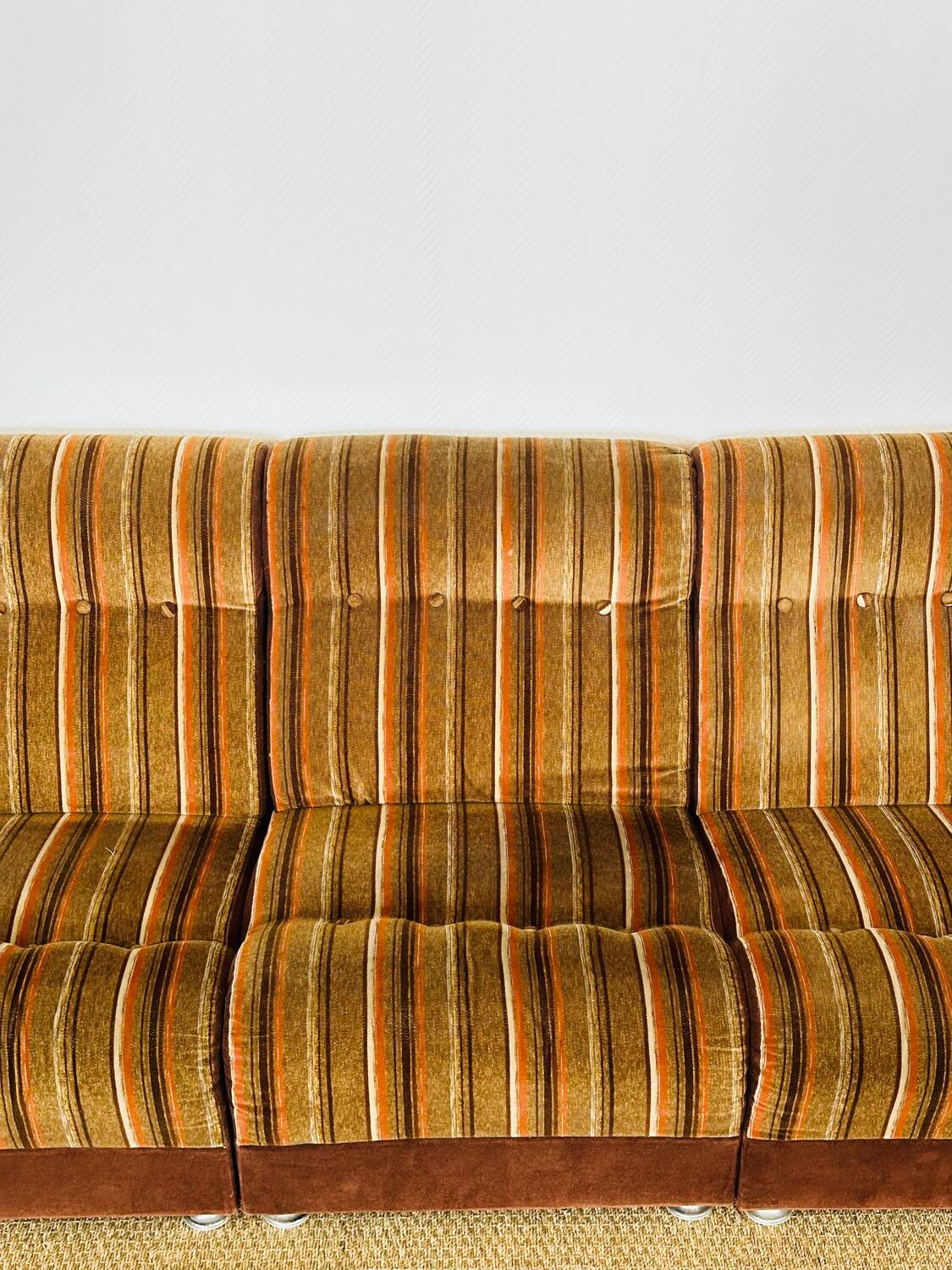 Vintage 1970s modular sofa set