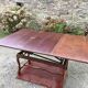 Modular vintage oak coffee table with Albert Ducrot's magical system