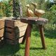 Paire de canards en laiton