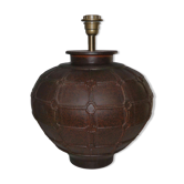 Pied de lampe en céramique ou grès années 60/70