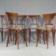 Set of 6 caned chairs, Thonet No. 221, circa 1910