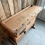 Vintage solid beech workbench (renovated)
